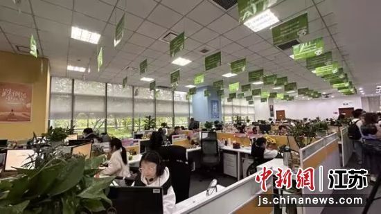 宿遷已成為全國最大的商務(wù)呼叫中心。劉林 攝
