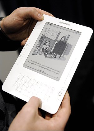 亞馬遜Kindle閱讀器提供了大量電子圖書，但這款設備的界面設計并不算先進