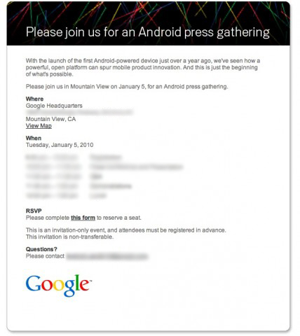 谷歌1月6日召開(kāi)Android發(fā)布會(huì)谷歌手機(jī)露端倪
