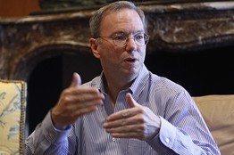 谷歌CEO埃里克·施密特(Eric Schmidt)(圖片來源：路透社)